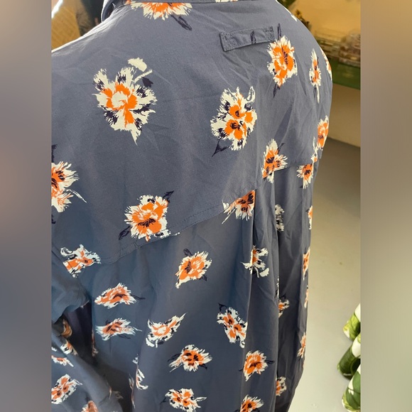 Duluth Women's Flex Sidewinder Long Sleeve Button Down Outdoor Gardener Blouse - Picture 14 of 15